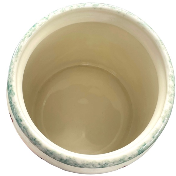 Hartstone Pottery Vintage Christmas Garland Holly Acorn Canister Cookie Jar 1983 - Picture 6 of 11